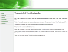 Tablet Screenshot of gulfcoastcoatings.com